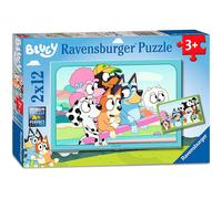Ravensburger Puzzle S'amuser avec Bluey – 2 x 12 pièces