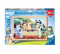 Ravensburger – Puzzle – C'est Parti avec Bluey ! – 2 x 24 pièces – Multicolore