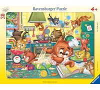 Ravensburger - Puzzle Cadre 30 pièces - Les Chatons en Folie | Fille ou garçon dès 4 ans - Puzzle de qualité supérieure - Carton épais et résistant