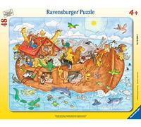 Ravensburger - Puzzle Cadre 48 pièces - La Grande Arche de Noé | Fille ou garçon dès 4 ans - Puzzle de qualité supérieure - Carton épais et résistant