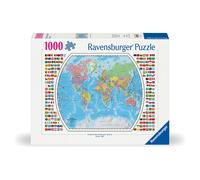 Ravensburger Puzzle Carte du Monde Politique (12000664) 1000 pièces Multicolore
