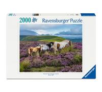 Ravensburger – Puzzle adulte – Chevaux sauvages dans la Lande – 2000 pièces