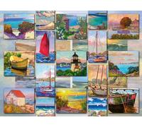 Ravensburger Puzzle Collage côtier de 1500 pièces pour Adultes et Enfants à partir de 12 Ans