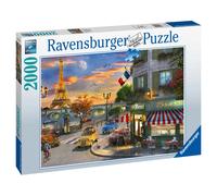 Ravensburger – Puzzle 2000 pièces Une soirée romantique à Paris – Dès 14 ans, Premium (16716)