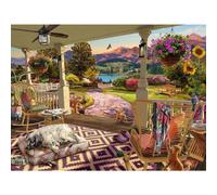 Ravensburger Puzzle Confortable de 750 pièces avec Vue sur Le Porche Avant pour Adultes et Enfants à partir de 12 Ans, 17457, Multicolore, 80 x 60 x 60 cm