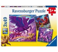 Ravensburger – Puzzle Créatures mythologiques – 3 puzzles de 49 pièces – 5+ ans