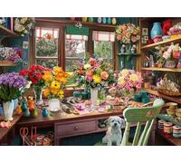 Ravensburger – Puzzle – Abri de fleurs – 1000 pièces pour adultes