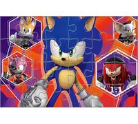 Ravensburger, puzzle de 24 pièces sur le thème de Sonic Prime de la Giant Floor Collection, Coloré