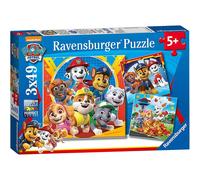Ravensburger - Puzzle Prêts à secourir (Pat'Patrouille) - 3x49 pièces - Multicolore
