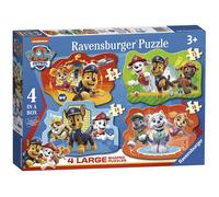 Ravensburger Puzzle Paw Patrol – Lot de 4 puzzles grand format 10/12/14/16 pièces 3+ ans