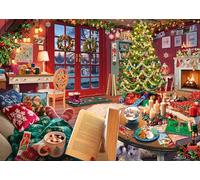 Ravensburger Puzzle de Noël Confortable de 500 pièces Grand Format pour Adultes