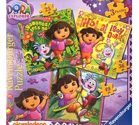 Ravensburger Puzzle Dora l'exploratrice 3 dans Une boîte