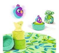 Ravensburger Puzzle empilable 4857 Play+ pour bébé : nid d'oiseau, Jouet Montessori, Jeu d'empilage à ventouses, Cadeau de Pâques