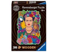 Ravensburger - Puzzle en Bois - Frida Kahlo - 300 pièces Robustes et Naturelles Dont 25 Figurines en Bois (Whimsies) - Qualité Premium - pour Enfants et Adultes à partir de 10 Ans - 12001540