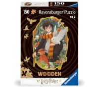 Ravensburger - Puzzle en Bois - Harry Potter - 150 pièces Robustes et Naturelles Dont 15 Figurines en Bois (Whimsies) - Qualité Premium - pour Enfants et Adultes à partir de 10 Ans - 12001458