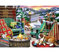 RAVENSBURGER Puzzle Endroits confortables : Autour de l'horloge XXL 500 pièces
