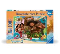 Ravensburger - Puzzle Enfant - 100 pièces XXL - Explorer de Nouveaux Mondes/Disney Vaiana 2 - Fille ou garçon dès 6 Ans - Puzzle de qualité supérieure - 12004101
