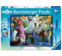 Ravensburger - Puzzle Enfant - 100 pièces XXL - Retour à Zootopie/Zootopie 2 - Fille ou garçon dès 6 Ans - Puzzle de qualité supérieure - 12004138