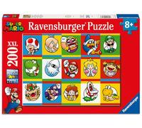 Ravensburger - Puzzle Enfant - 200 pièces XXL - Collection de Personnages Super Mario - Fille ou garçon dès 8 Ans - Puzzle de qualité supérieure - 12004347