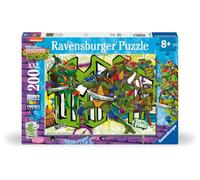 Ravensburger - Puzzle Enfant - 200 pièces XXL - Les Tortues invincibles ! / Les Tortues Ninja - Fille ou garçon dès 8 Ans - Puzzle de qualité supérieure - 12004166