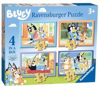 Ravensburger - Puzzle Enfant - 4 en 1 Puzzles évolutifs - Bluey - C'est Parti - Garçon ou Fille à partir de 3 Ans - Puzzle de qualité supérieure fabriqué en Europe - 03111