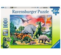 Ravensburger - Puzzle Enfant - Au Milieu des Dinosaures - 100 Pièces