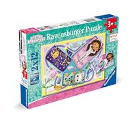 Ravensburger - Puzzle Enfant - Lot de 2 Puzzles 12 pièces - Soirée Pyjama/Gabby's Dollhouse - Fille ou garçon dès 3 Ans - Qualité supérieure - Carton épais et résistant - 05709