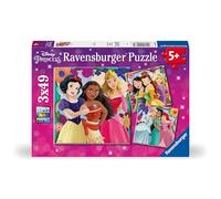 Ravensburger - Puzzle Enfant - Lot de 3 Puzzles 49 pièces - Girl Power ! / Disney Princesses - Fille ou garçon dès 5 Ans - Puzzle de qualité supérieure - 3 Posters Inclus - Disney - 12001068
