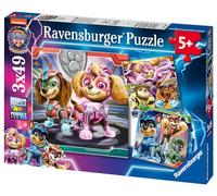 Ravensburger - Puzzle Enfant - Lot de 3 Puzzles 49 pièces - La Force de la Pat'Patrouille/La Pat'patrouille - Fille ou garçon dès 5 Ans - Puzzle de qualité supérieure - 3 Posters Inclus - 05708