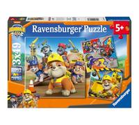Ravensburger - Puzzle Enfant - Lot de 3 Puzzles 49 pièces - Véhicules de Travail/Rubben - Fille ou garçon dès 5 Ans - Puzzle de qualité supérieure - 3 Posters Inclus - 12004168