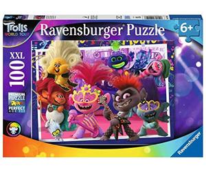 Ravensburger - Puzzle Enfant - Puzzle 100 p XXL - Chante à Pleine Voix - Trolls 2 - Dès 6 Ans - 12912