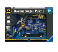 Ravensburger - Puzzle Enfant - Puzzle 100 p XXL - La Batmobile/Batman - Dès 6 Ans - 13262