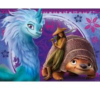 Ravensburger - Puzzle Enfant -Puzzle 100 p XXL - Le Monde Fantastique de Raya - Disney Raya et Le dernier Dragon - Dès 6 Ans - 12920