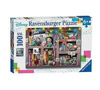 Ravensburger - Puzzle Enfant - Puzzle 100 p XXL - L'étagère du collectionneur Disney - Dès 6 Ans - 10410