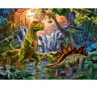 Ravensburger - Puzzle Enfant - Puzzle 100 p XXL - L'oasis des Dinosaures - Dès 6 Ans - 12888