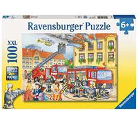 Ravensburger - Puzzle Enfant - Puzzle 100 p XXL - Nos Pompiers - Dès 6 Ans - 10822