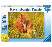 Ravensburger - Puzzle Enfant - Puzzle 100 p XXL - Poneys Shetland - Dès 6 Ans - 13283
