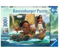 Ravensburger - Puzzle Enfant - Puzzle 100 p XXL - Vaiana et Maui/Disney Vaiana - À partir de 6 Ans - Puzzle de qualité supérieure - Carton épais et résistant - Aventure - 10943
