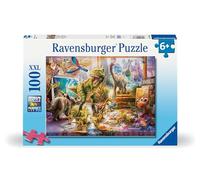 Ravensburger - Puzzle Enfant - Puzzle 100 pièces XXL - Dinosaures dans la Chambre - À partir de 6 Ans - Puzzle de qualité supérieure - Carton épais et résistant - Jurassique & Crétacé - 12000863