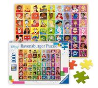 Ravensburger – Puzzle enfant La Palette de Couleurs Disney 100 pièces XXL Multicolore dès 6 ans