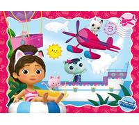 Puzzle L'aventure des chats Gabby's dollhouse 100 pièces XXL