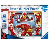 Ravensburger - Puzzle Enfant - Puzzle 100 pièces XXL - Le Puissant Iron Man/Marv