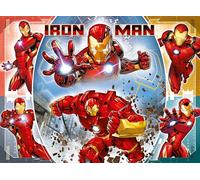 Ravensburger - Puzzle Enfant - Puzzle 100 pièces XXL - Le Puissant Iron Man/Marvel Avengers - À partir de 6 Ans - Puzzle de qualité supérieure - Carton épais et résistant - Aventure - 13377