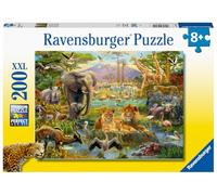 Ravensburger - Puzzle Enfant - Puzzle 200 p XXL - Animaux de la Savane - Dès 8 Ans - 12891
