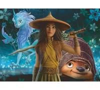 Ravensburger - Puzzle Enfant - Puzzle 200 p XXL - Raya, Tuk Tuk et Sisu - Disney Raya et Le dernier Dragon - Dès 8 Ans - 12931