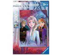 Puzzle 300 pièces XXL : La Reine des Neiges 2 (Frozen 2) : Elsa, Anna et Kristoff