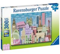 Ravensburger - Puzzle Enfant - Puzzle 300 pièces XXL - Europe colorée - À partir de 9 Ans - Puzzle de qualité supérieure - Carton épais et résistant - Monument - 13355