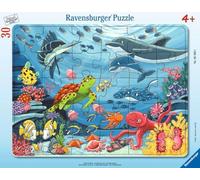 Ravensburger - Puzzle Enfant - Puzzle Cadre 30-48 p - Au Fond de la mer - Dès 4 Ans - 05566