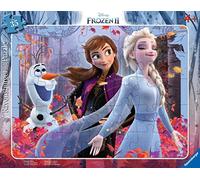 Ravensburger - Puzzle Enfant - Puzzle Cadre 30-48 p - La Magie de la Nature - Disney La Reine des Neiges 2 - Dès 4 Ans - 05074