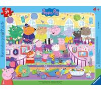 Ravensburger 05699 Puzzle pour Enfants à partir de 4 Ans, pour fête de Famille, Amis, 30 à 48 pièces, Peppa Pig Jaune